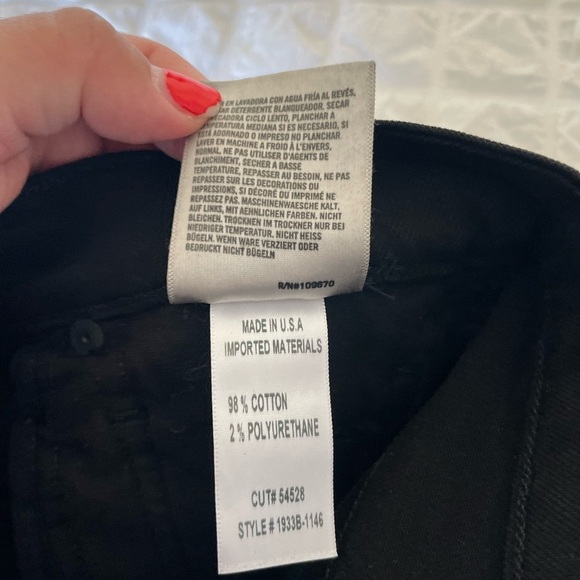 Citizens of Humanity black denim shorts - Picture 9 of 9